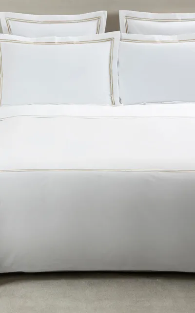 Frette Classic Cotton King Duvet Cover In Ivory