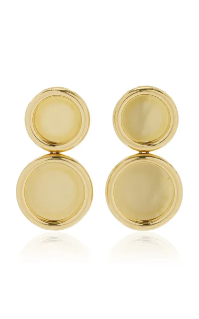 Jade Ruzzo Castanet 18k Yellow Gold Earrings