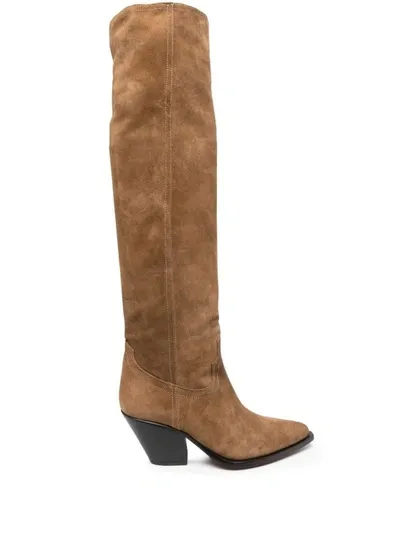 Sonora Camel Brown 70mm Suede Boots