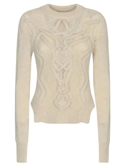 Isabel Marant Elvy Sweater In Neutrals