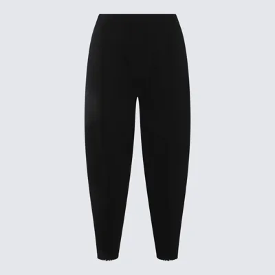 Issey Miyake Black Cotton Pants