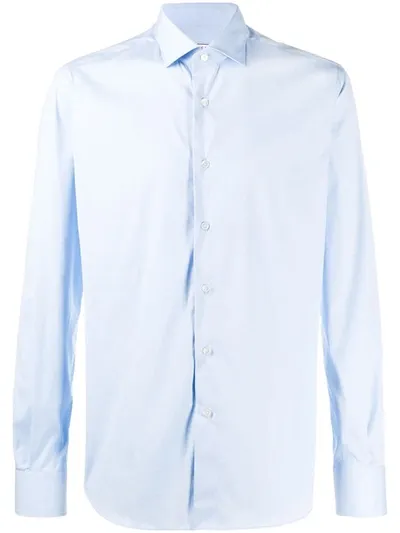 Xacus Slim-fit Shirt In Blue