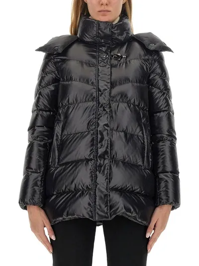 Fay Hooded Jacket In Black