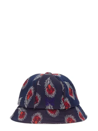 Needles Logo-embroidered Abstract-print Bucket Hat In Multi