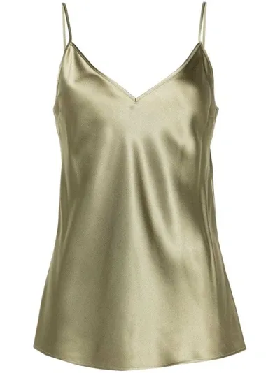 Joseph Clea Silk Satin Top In Neutrals