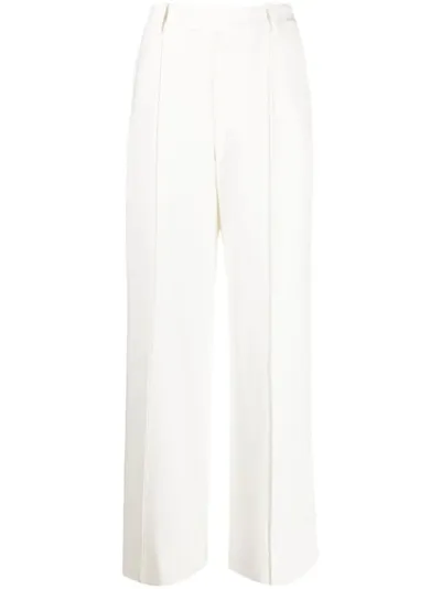 Proenza Schouler Weyes Pant In Matte Viscose Crepe In White