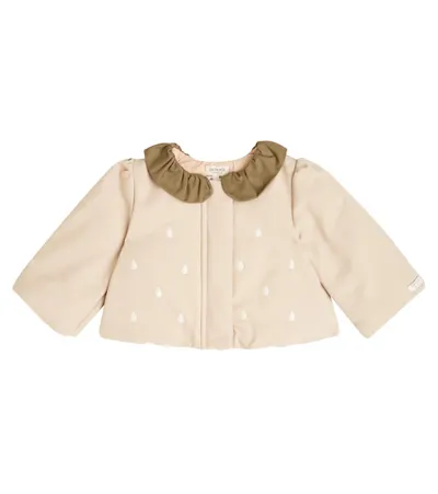 Donsje Baby Julie Cotton Jacket In Lavender Brown