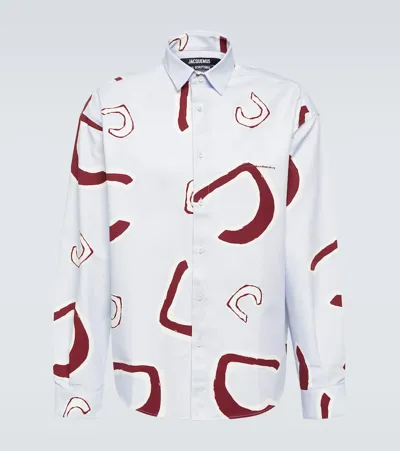 Jacquemus La Chemise Simon Cotton Shirt In White