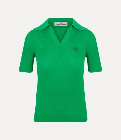 Vivienne Westwood Marina Polo In Green