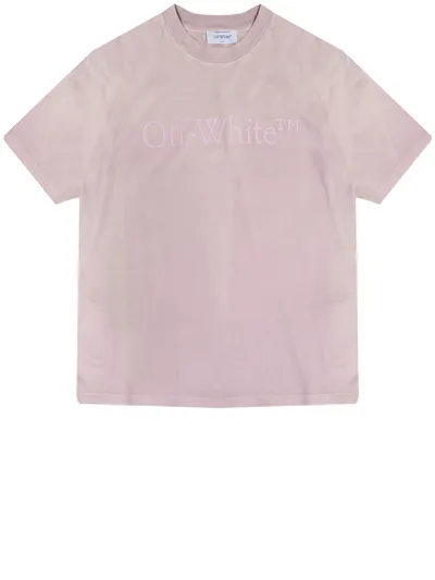 Off-white Laundry Casual T-shirt In Lilac