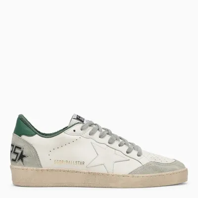 Golden Goose Ballstar White/green Low Sneaker