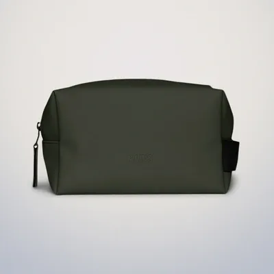 Rains Wash Bag Small In Green