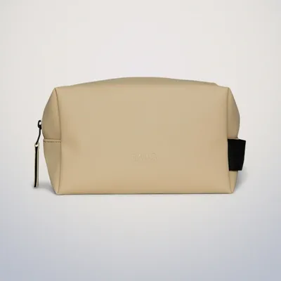 Rains Small Wash Bag In 24 Sand