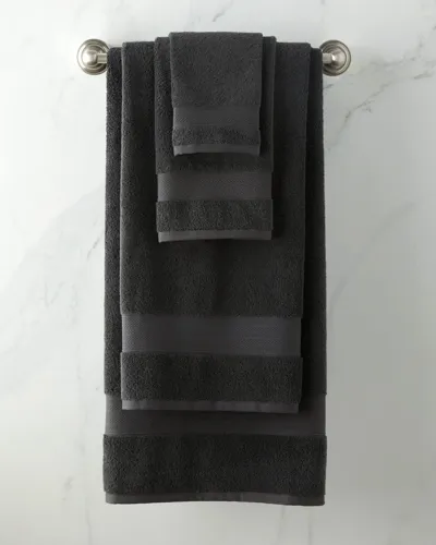 Ralph Lauren Dawson Organic Cotton Wash Towel In Stadium Gray