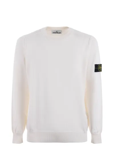 Stone Island Sweater In White