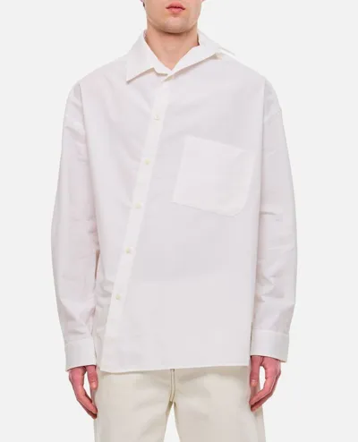 Jacquemus Cuadro Poplin Shirt In White