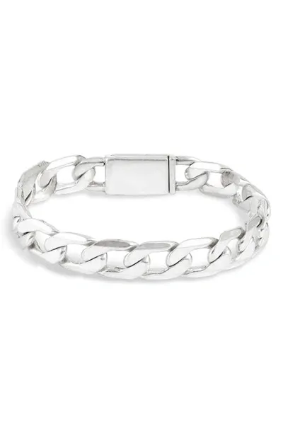 Jenny Bird Walter Chain Bracelet In Ox Silver