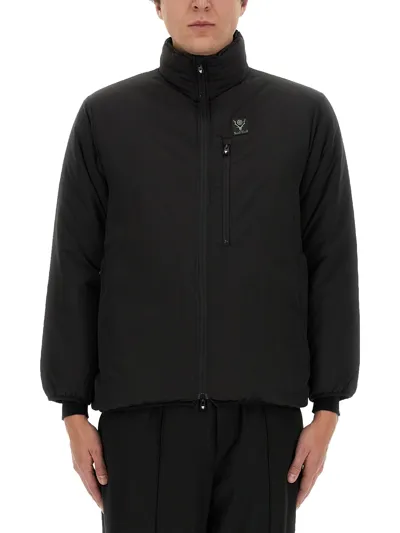 South2 West8 Black Insulator R.c. Bomber Jacket