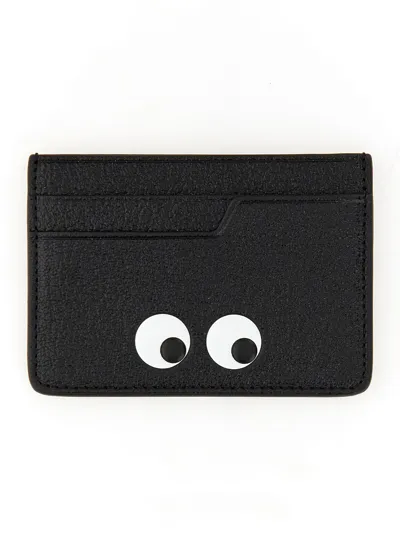 Anya Hindmarch "eyes" Card Holder In Black