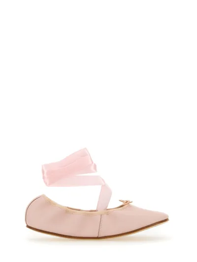 Repetto 10mm Sophia Leather Ballerinas In Pink