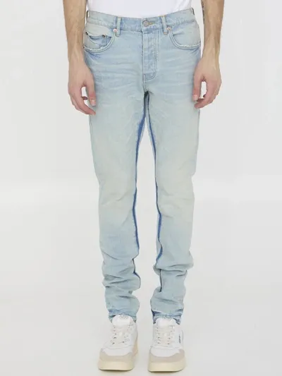 Purple Brand Denim Slim Jeans In Blue