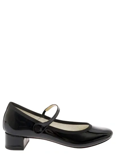 Repetto Rose Maryjane In Black