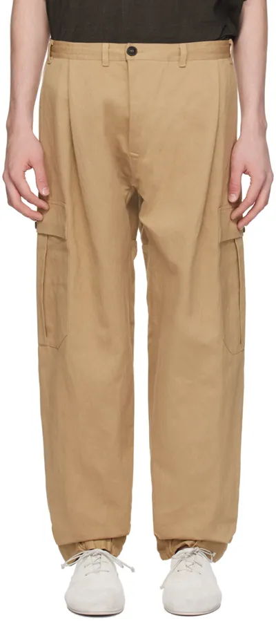 Jan-jan Van Essche Beige #79 Cargo Pants In Gallnut