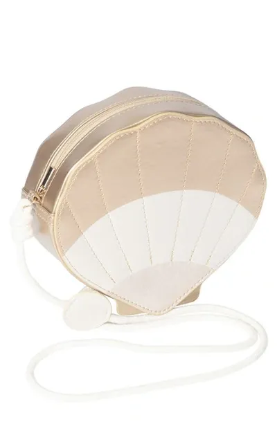 Mimi & Lula Kids' Shell Crossbody Bag In Gold