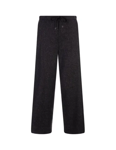 's Max Mara Drawstring Straight Leg Pants In Black