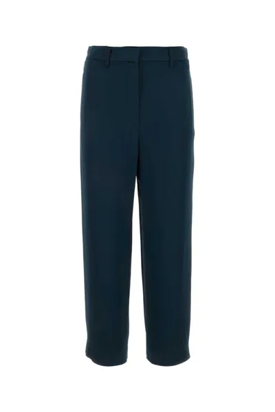 's Max Mara High Waist Straight Leg Pants In Green