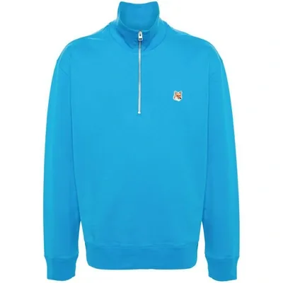 Maison Kitsuné Sweatshirts In Blue