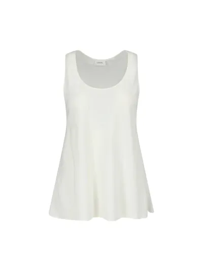 Lemaire Flared Tank Top In White