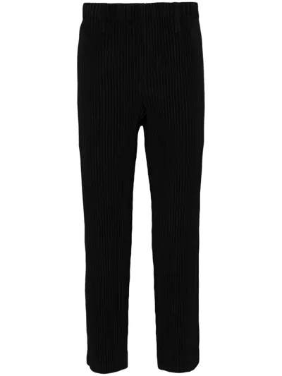 Issey Miyake Pleated Trousers In Black