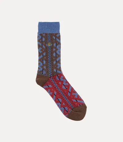 Vivienne Westwood Ladies Socks In Blue