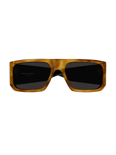 Saint Laurent Sl 635 Sunglasses In 005 Havana Black Black