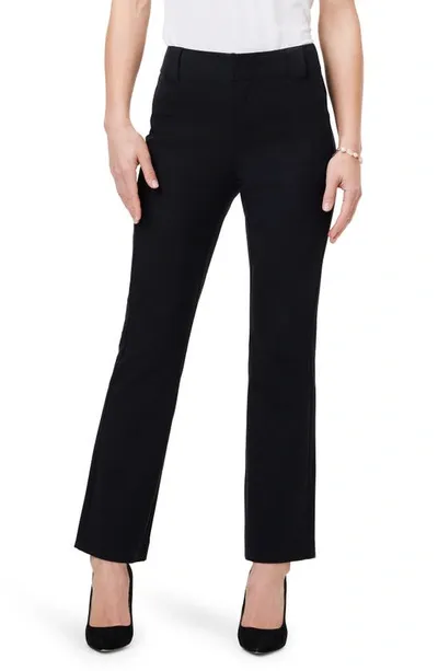 Nic + Zoe Nic+zoe Plaza Demi Bootcut Ankle Pants In Black