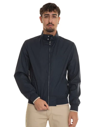 Harmont & Blaine K0l164 Bomber Jacket In Blue