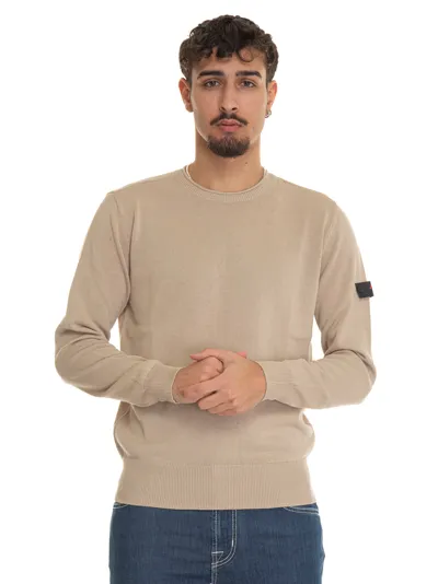 Peuterey Caliper Round-necked Pullover In Beige