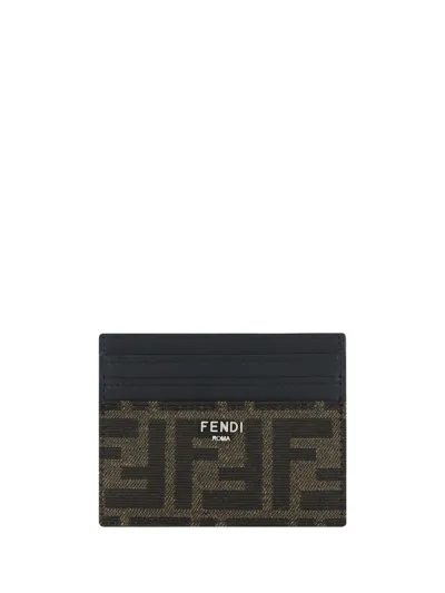 Fendi Card Holder In Brown