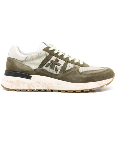 Premiata Landeck Low-top Sneakers In Green