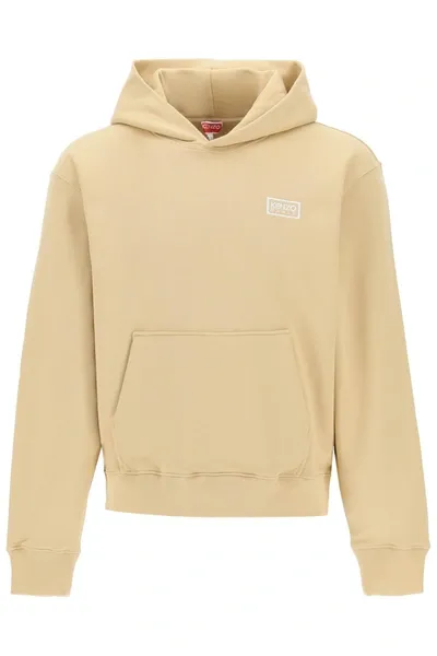 Kenzo Paris Hooded Sweatshirt In Beige