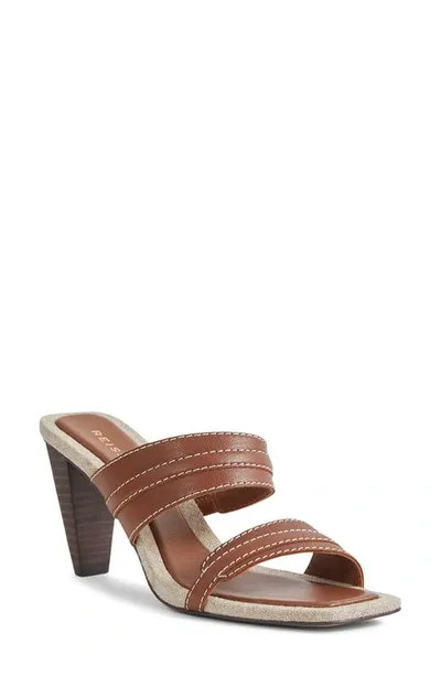 Reiss Ruby Slide Sandal In Tan