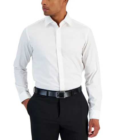 Hugo Koey Slim Fit Dress Shirt In White