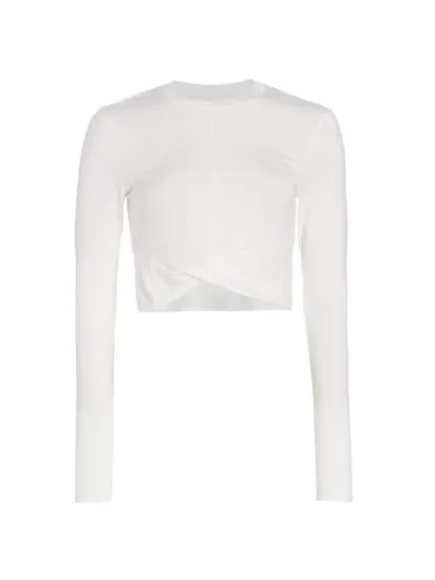 Splits59 Daisy Longsleeve Jersey Tee In White