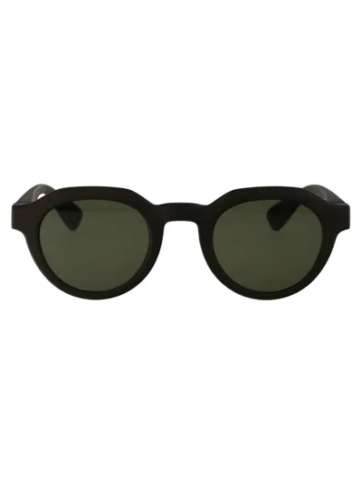 Mykita Dia Oval Frame Sunglasses In Brown