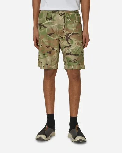 Alyx Camo Print Nylon Shorts In Green