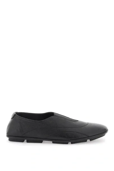 Dolce & Gabbana Slipper In Pelle In Black