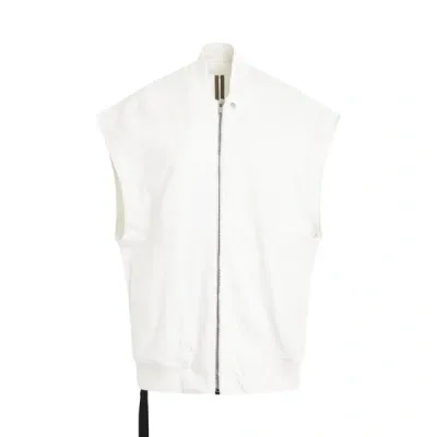 Rick Owens Drkshdw Jumbo Flight Vest In White