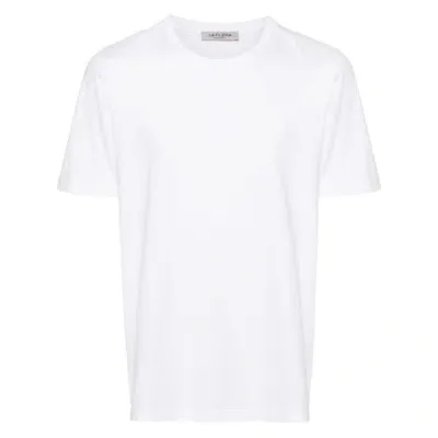 Fileria Crew Neck Cotton T-shirt In White