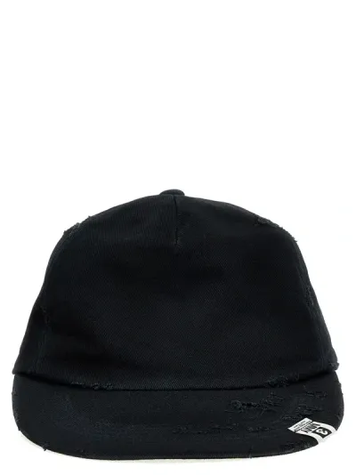 Miharayasuhiro Used Effect Cap Hats In Black